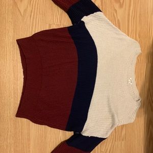 Garage strip sweater